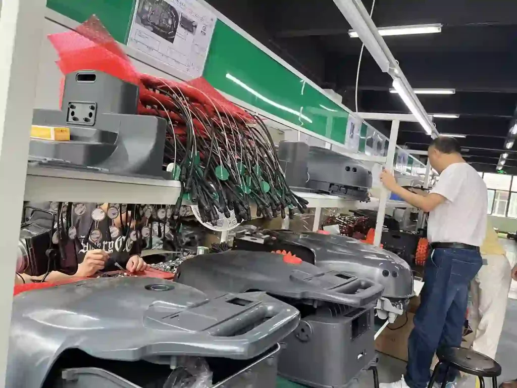 robot lawn mower assemble