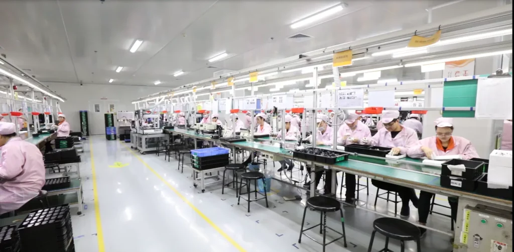 robot lawn mowers production line